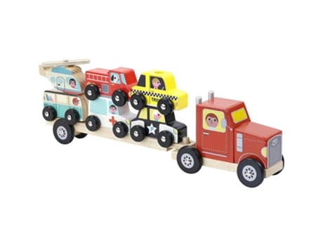 Juego Didáctico VILAC (Madera - Rojo - 39 x 12 x 5 cm)