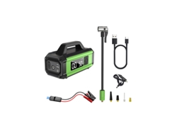 Compresor De Aire Chronus Qb05, Inflador Portátil De Neumáticos Para Coche, Moto, Bicicleta Y Balón (verde)