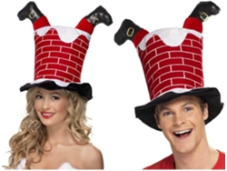 Sombrero DISFRAZZES Santa Claus Atrapado En Chimenea