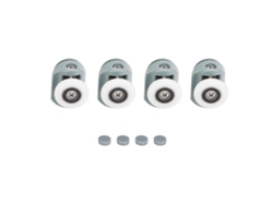 Ruedas Superiores Con Rodamientos Para Puertas Correderas De Ducha De Cristal.