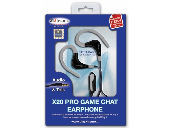 Auriculares con Cable XTREME 90479 (In Ear - Negro)