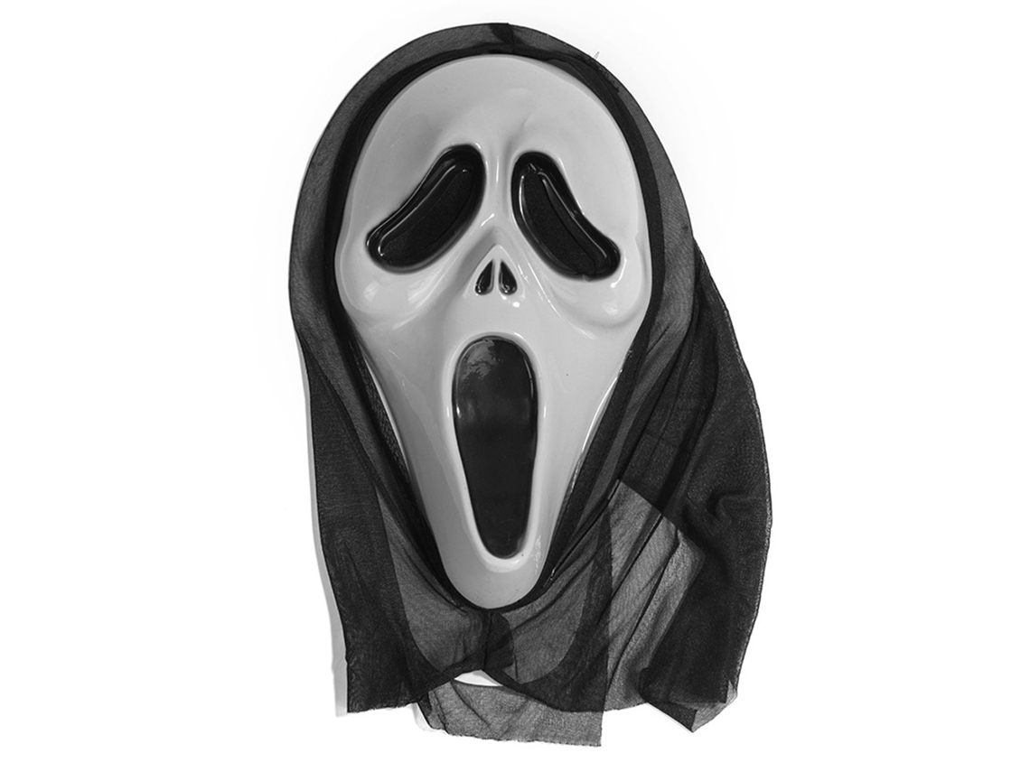 Máscara de fantasma terrorífica para Halloween - Adulto/Niño