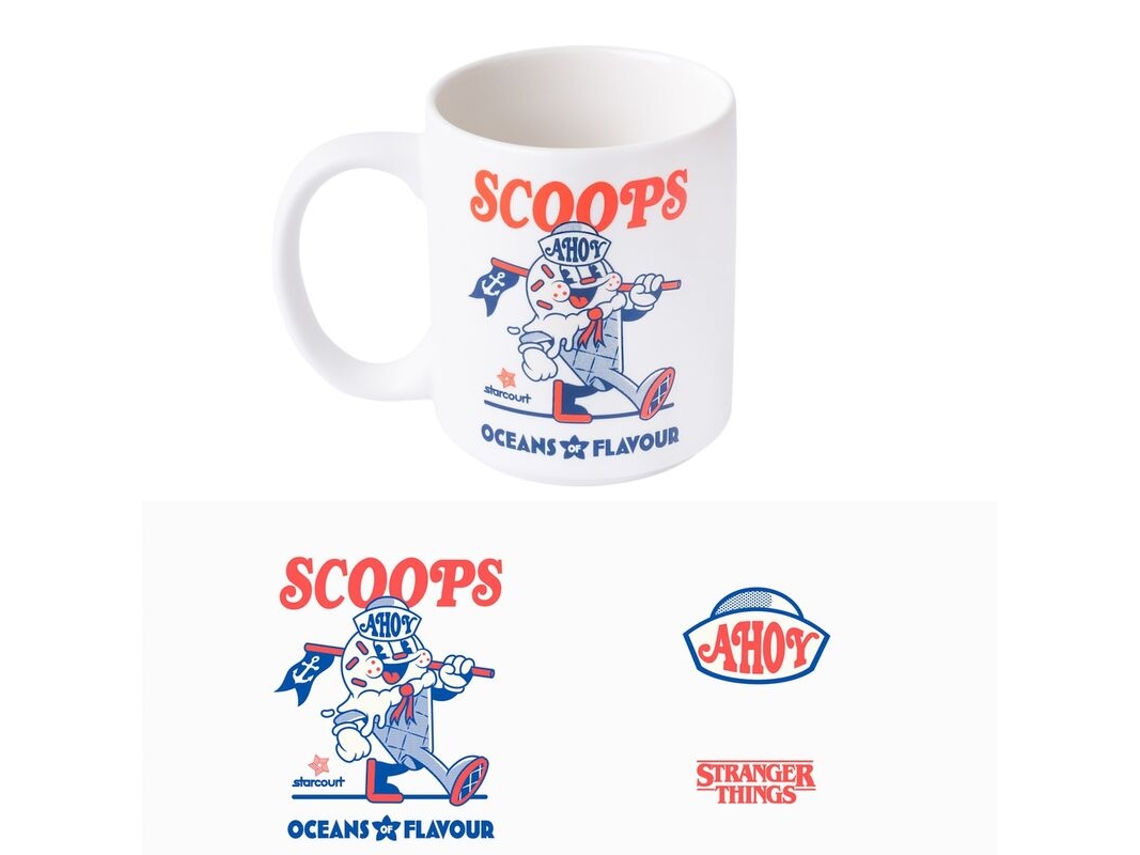 Taza Stranger Things Scoops Ahoy 350ml Erik