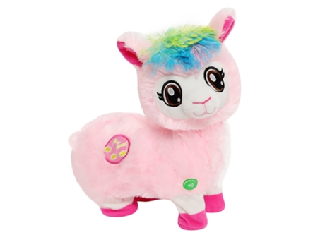 Muñeco Musical de Peluche Eléctrico de Alpacas Bebé Luz Roja