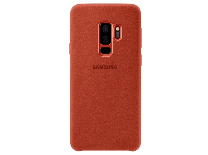 Carcasa SAMSUNG Galaxy S9+ Alcantara Rojo