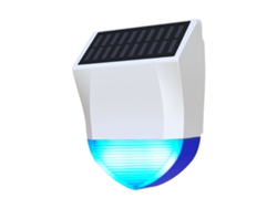 Alarma Solar Exterior Wifi Bt 5.0 Ipx5 Con Alarma Sonora Y Visual, Control Por Aplicación, Seguridad Para El Hogar.