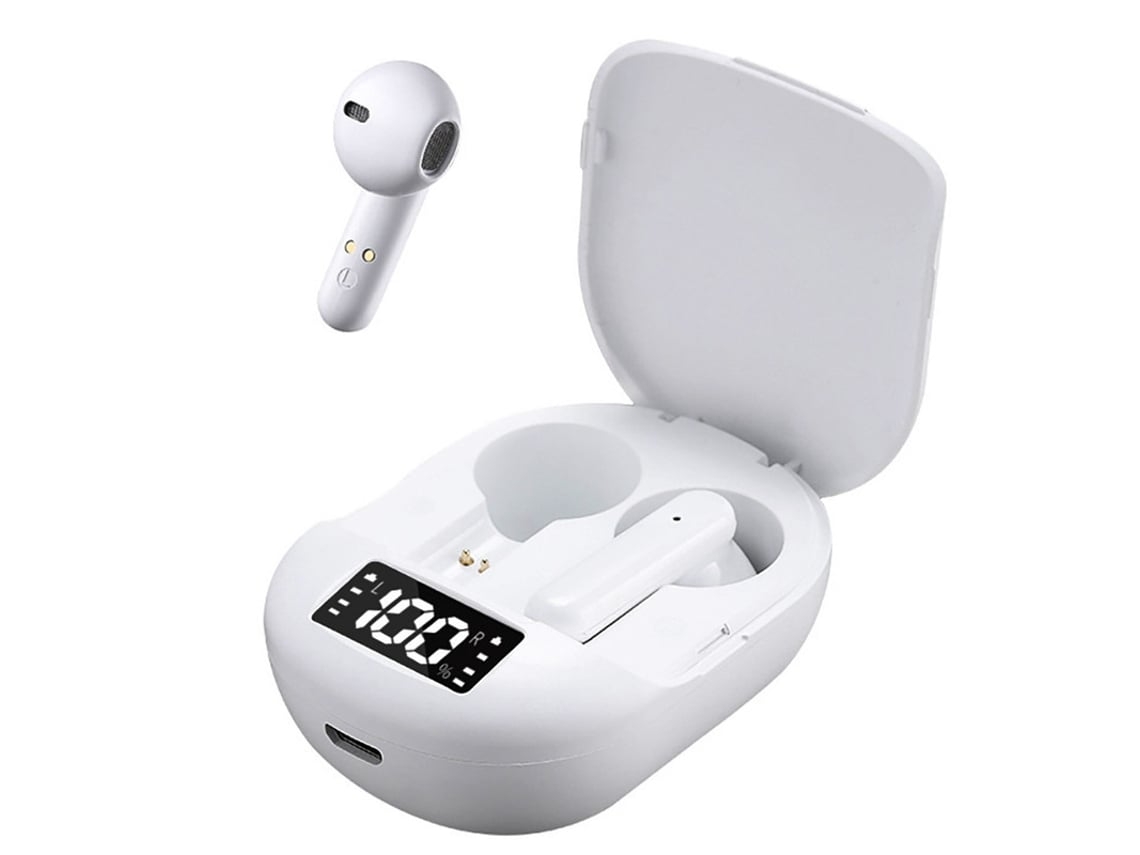 YEMAESRE Auriculares Estéreo Bluetooth HiFi Impermeables Blanco