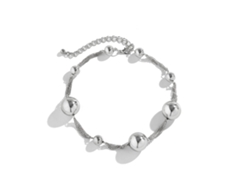 Kit desechable estéril para perforación nasal con collar de perlas de imitación para mujer.
