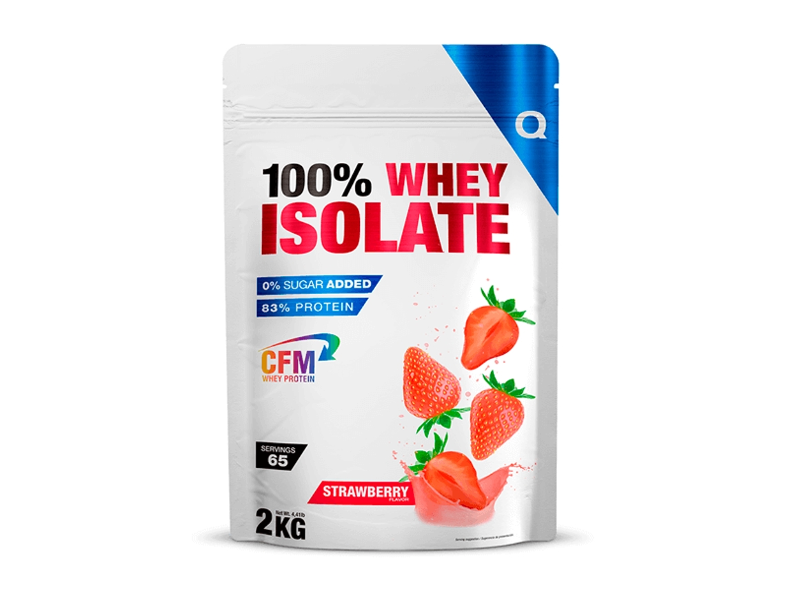 100% Whey Isolate - 2kg Fresa Quamtrax