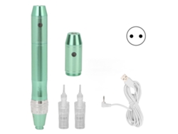 Pluma de microagujas recargable con velocidad ajustable