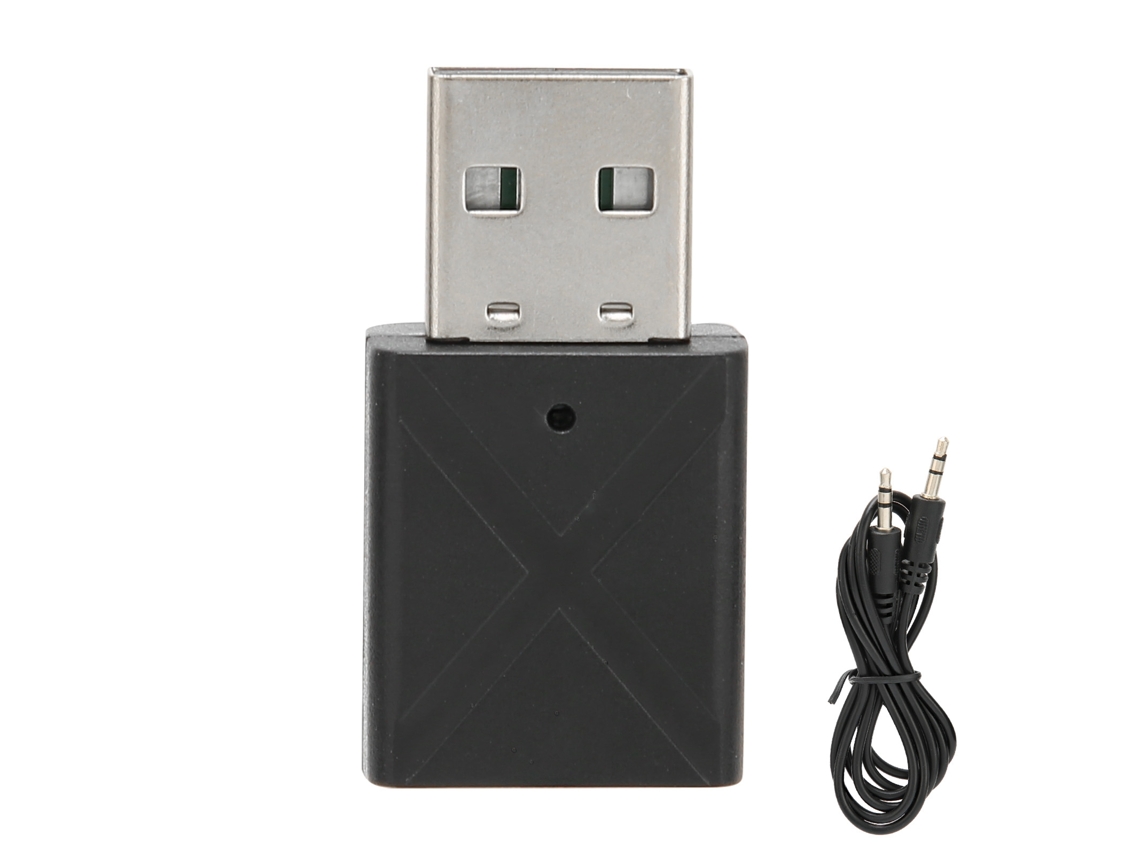 Adaptador Bt Kn320 Receptor Transmisor Audio Usb 5.0 Plug And Play Para Tv Ordenador Coche