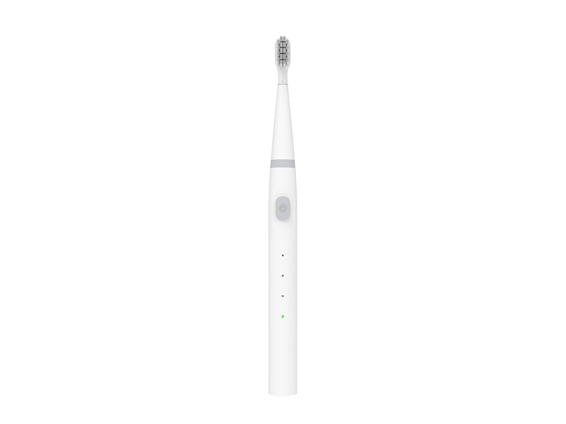 Cepillo de dientes eléctrico sónico, el más vendido, pequeño y resistente al agua, Sfushos (blanco)