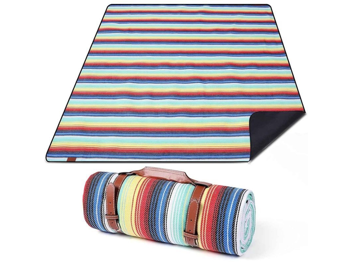 2026-manta De Picnic Grande Impermeable Plegable Para Camping, Senderismo Y Actividades Al Aire Libre 200x200cm
