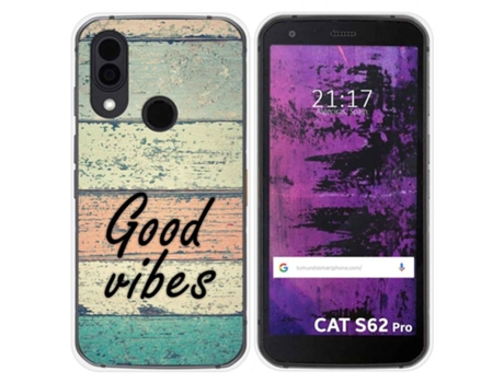 Carcasa CAT S62 Pro TUMUNDOSMARTPHONE Dibujos Multicolor