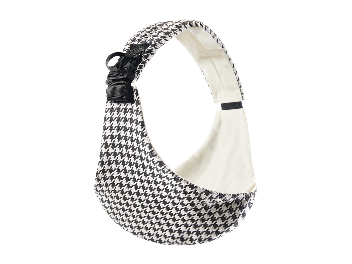 Portabebés Sencillo Y Portátil Para Exteriores Con Porte Frontal (estampado De Pata De Gallo) Czhhmart