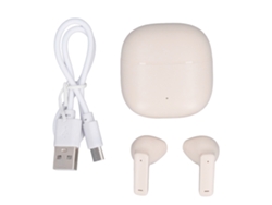 Auriculares Bluetooth Con Traductor, Compatibles Con 74 Idiomas, Reducción De Ruido Y Aplicación, Color Beige.