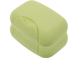 Jaboneras De Viaje Impermeables Prueba De Fugas Set De 2 Piezas Grandes Color Verde Estuche Portátil De Plástico Ligero Para Baño Campi