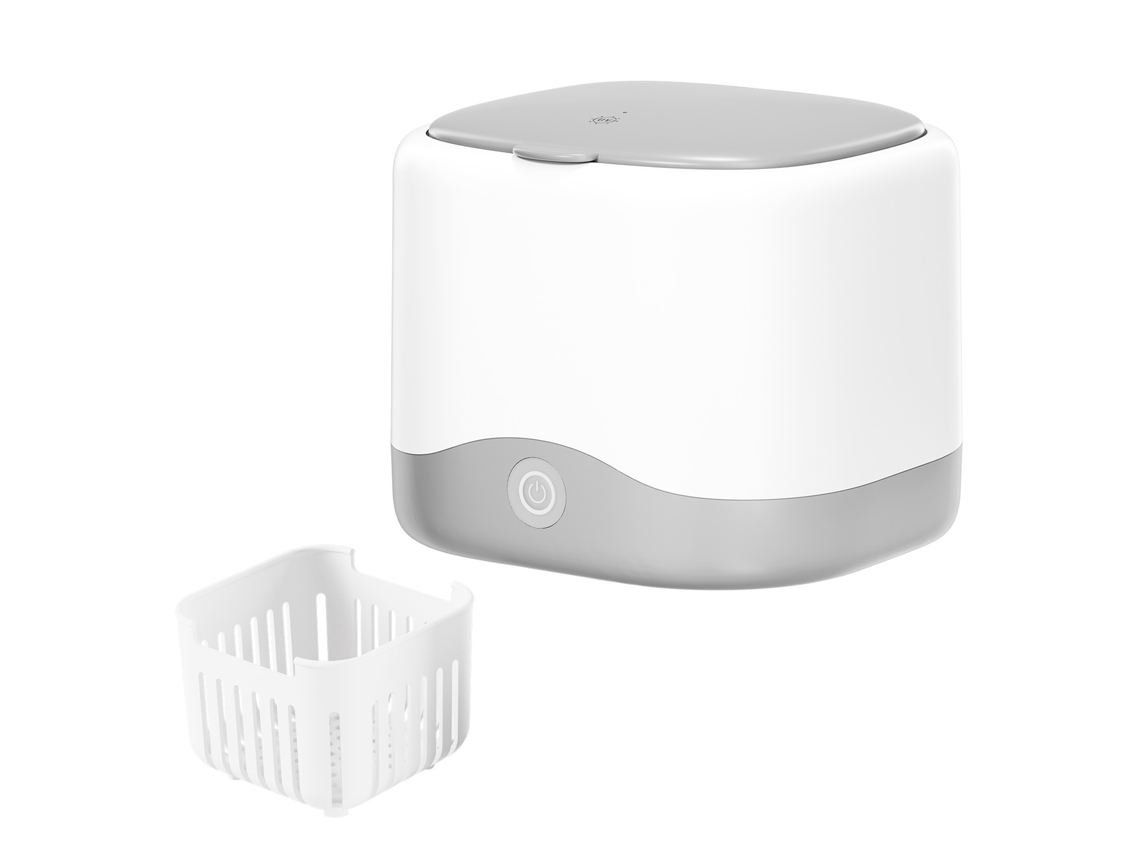Limpiador ultrasónico Succebuy de 0,18 L para prótesis dentales, 30 W con luz UV