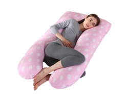 Almohada Para Embarazadas, Almohada En U Desmontable Y Lavable, Gran Cojín De Espalda