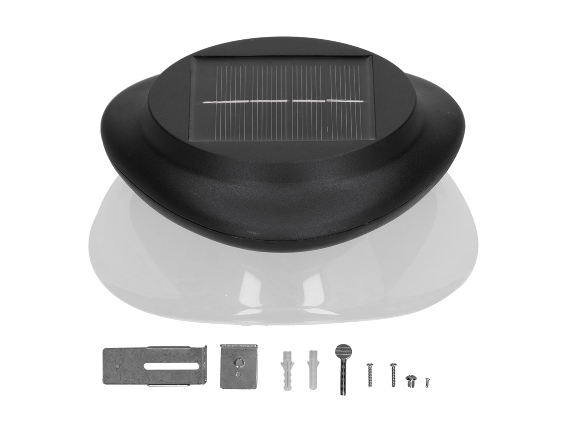 2026-lámpara Solar Jardín 9led Ip55 Impermeable Luz Blanca 6500k Sensor Exterior Cerca