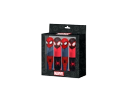Marvel Spider-Man Peter Pack de 4 marcadores fluorescentes, rojo Karactermania