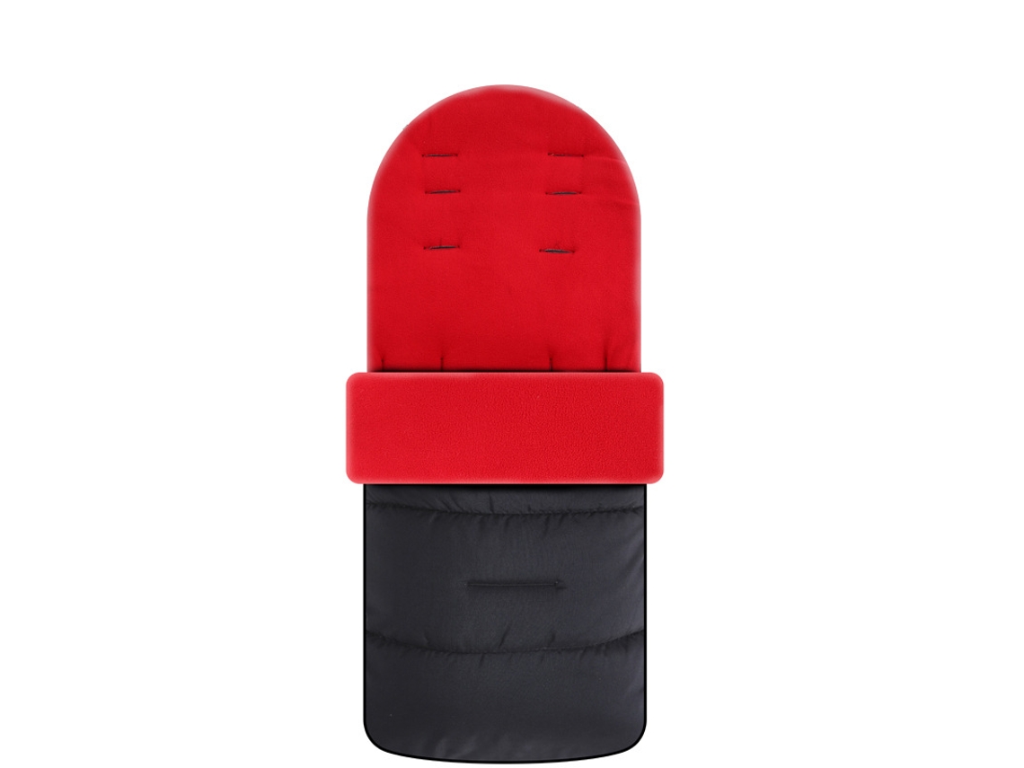 Saco de dormir para cochecito de bebé, cálido y resistente al viento, para invierno, colchoneta para cochecito de bebé Cuich (rojo)