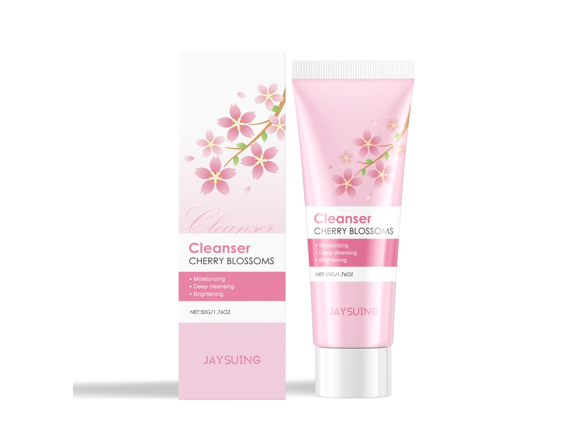 Gel limpiador hidratante Sakura con acción suave y frescura floral.