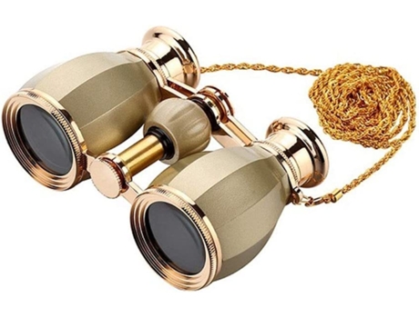Prismáticos 4X30, prismáticos portátiles compactos para adultos y niños con cadena, diseño elegante para mujeres y niñas, regalo Conc YIZHOOD