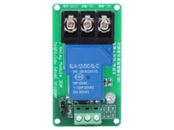 Módulo Relé 1 Canal Con Aislamiento Optoacoplador, Dispara Alto/bajo Nivel, Interruptor 30a 12v