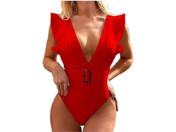 2026-traje De Baño De Una Pieza Control De Barriga Con Diseño Estrecho Y Relleno Moda Para Mujer
