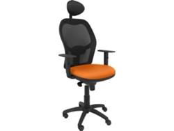 Silla de Escritorio Operativa PYC Jorquera C Naranja N (Brazos Ajustables - Malla)