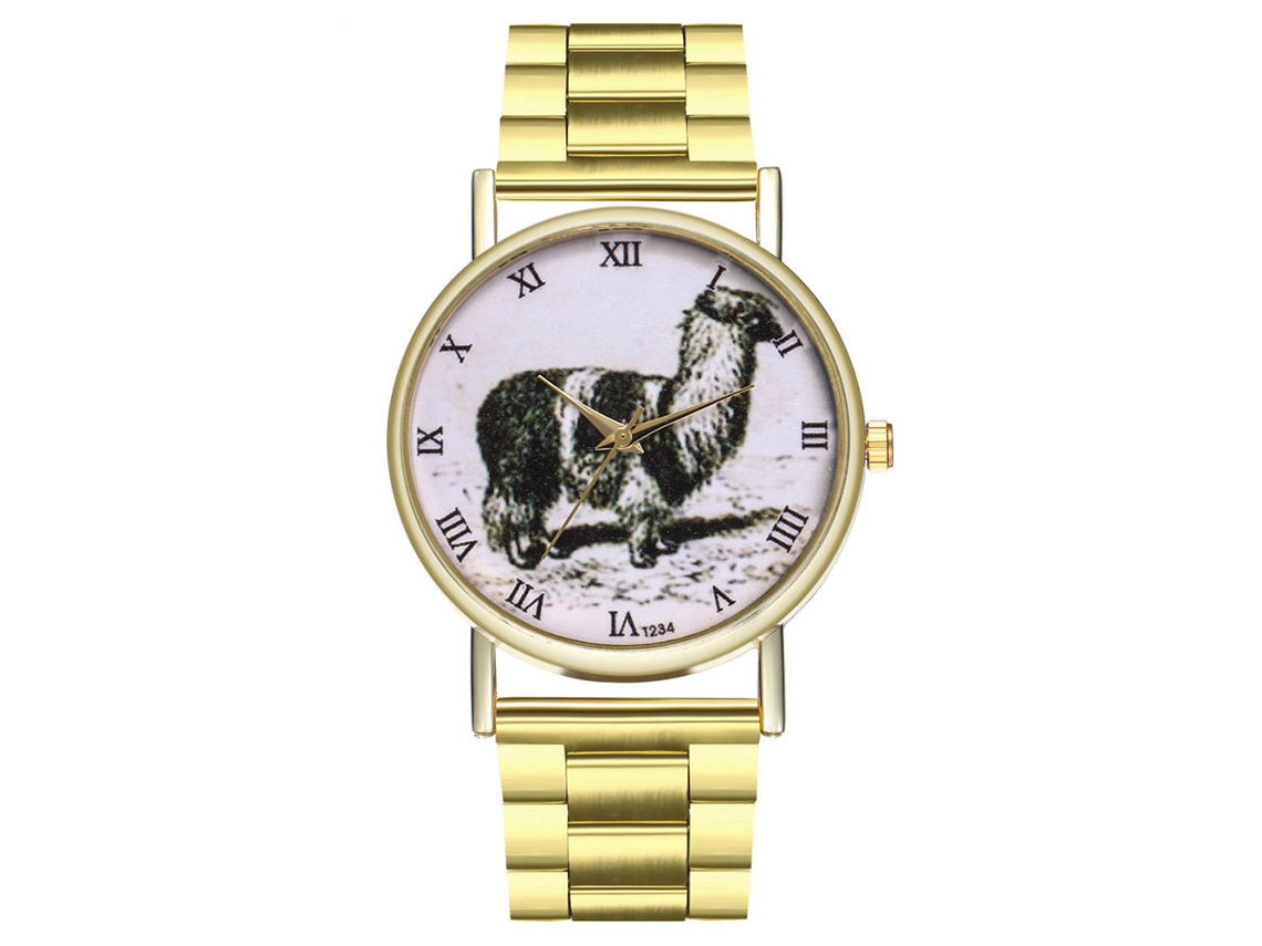 Reloj De Pulsera Casual De Cuarzo Para Parejas Zhoulianfa Con Brazalete De Acero - Regalo