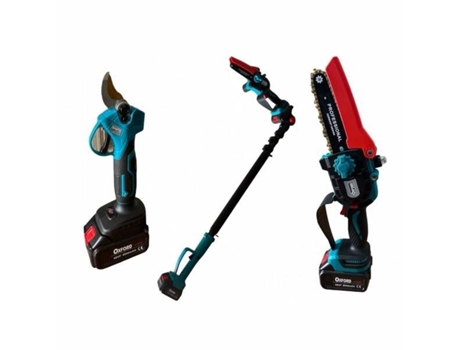 Kit Podadora Motosierra 6 a Batería 68V Pértiga Telescópica Cd616 Tradeox