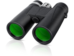 Binoculares 10x42 HD Bak4 Prism FMC IP68 antivaho, visión nítida, para observación de aves, caza, observación de estrellas, náutica, conciertos, color negro Yizhood