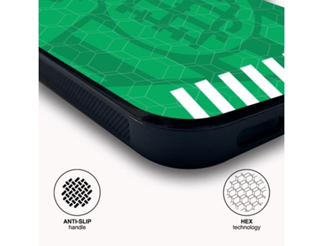 Funda Móvil Ultra Oficial Real Betis Fc para Samsung Galaxy S22 Ultra PHONECASES3D Piel Sintética Negro