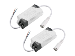 VIVILIYYA Fonte De Alimentação Led 12 18w Corrente Contínua 300ma Alta Potência Ac 85 265v Saída 36 65v Dc Transformador Para Luz De Teto Led 2 Peças