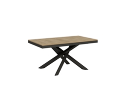 Mesa de Comedor ITAMOBY Volantis Evolution (90x160/420 - Paneles de Melamina - Roble Natural)