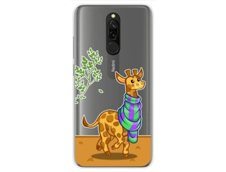Carcasa Xiaomi Redmi 8 TUMUNDOSMARTPHONE Dibujos Transparente Multicolor