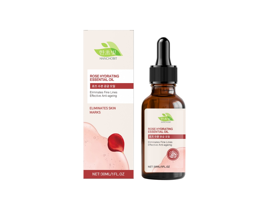 Aceite esencial de rosa para una hidratación profunda de la piel.