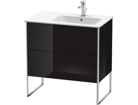 DURAVIT XSquare Vanity unit vertical 81.0 x 47.8 cm, 2 cajones, para lavabo ME de Starck 234683, bol a la derecha