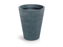 Jarrón Tubra Round Midl Rotomolded de granito Ø48x60