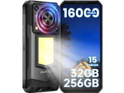 Smartphone Resistente 5g Oukitel Wp56 Con Luz De Camping Altavoz De 128db 32 Gb 256 Gb 6.8" Fhd+ 120hz 16000 Mah 108 Mp Nfc Negro