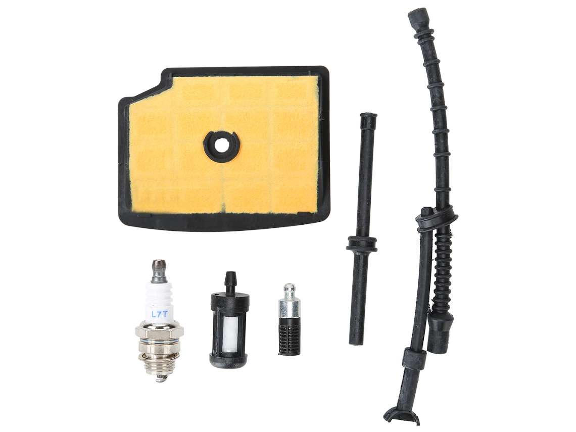 Kit De Filtro De Aire, Bujía, Manguera De Combustible Y Accesorios Para Motosierra Ms200t.