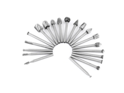 Juego De 20 Brocas Rotativas De Acero De Alta Velocidad Para Tallado De Madera, 1/8 De Pulgada