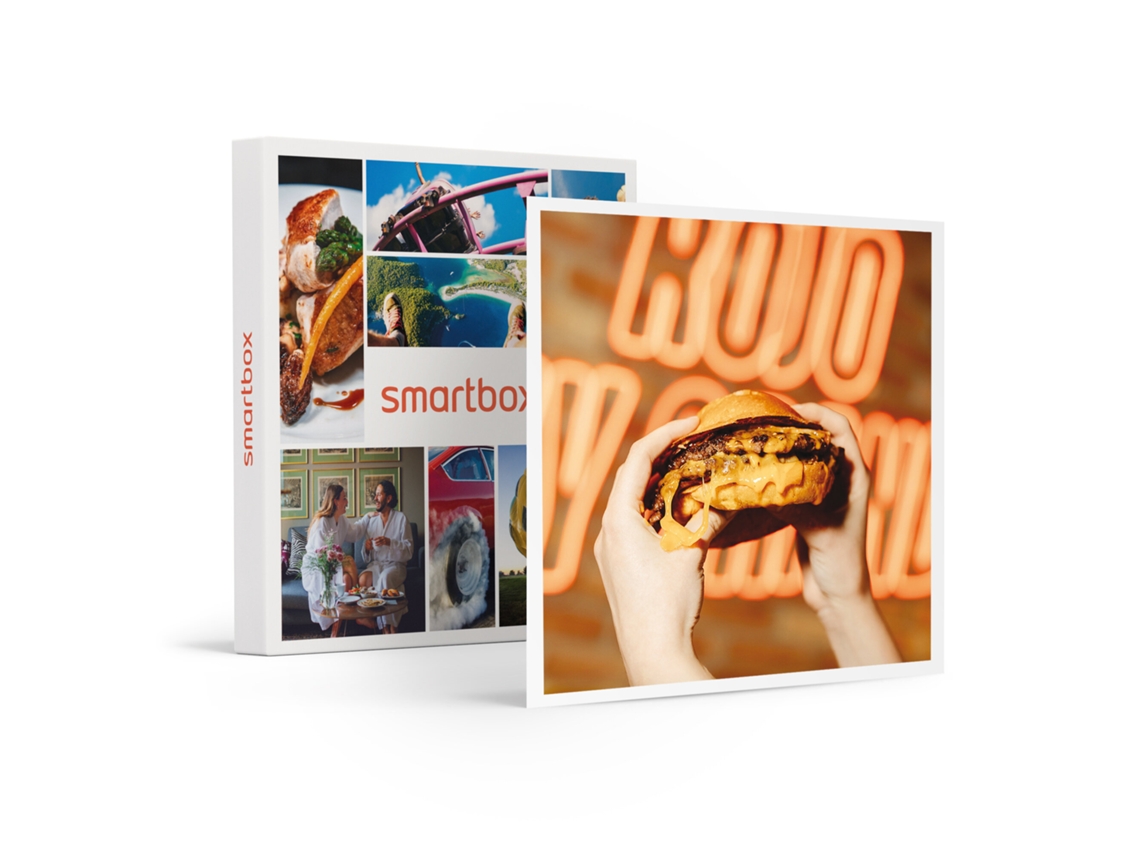 Caja Regalo Smartbox 1 Menú Hamburguesa Para 2 Puro Placer En Cada Boca