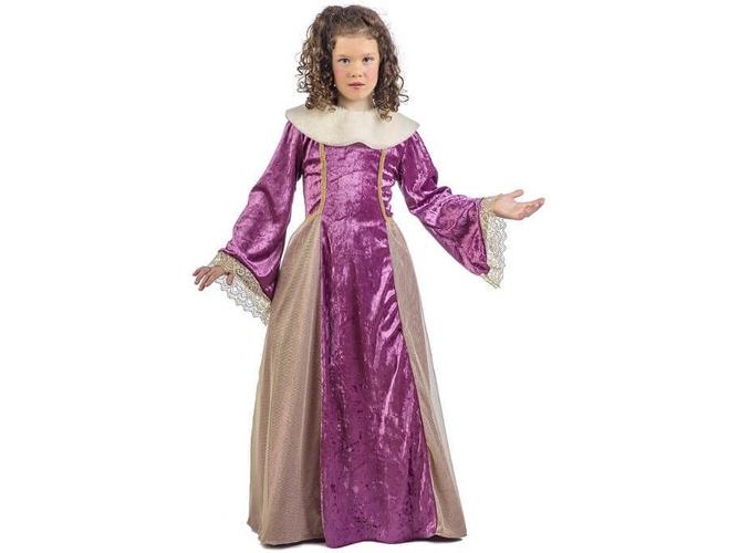 Disfraz de Niña DISFRAZZES Reina Medieval Leonor (Talla: 7 a 9 años)