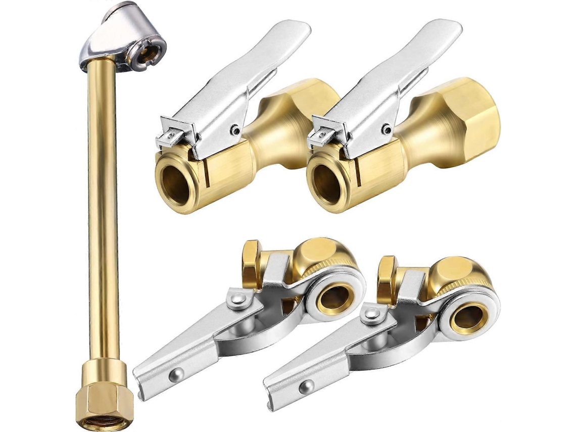 Set De 5 Llaves De Aire De 1/4" Incluyendo Llave Doble S690 Para Camiones, Coches Y Motocicletas