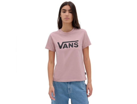Camiseta de Mujer VANS Flying V Rosa (S)