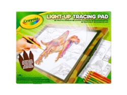 Pizarra Set Creativo con Luz LED CRAYOLA Tracing Pad Dinosaurios