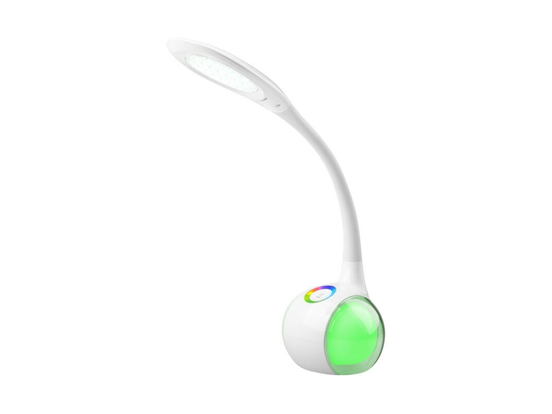 Luz Escrivaninha Led Sensível Multicolor Branca